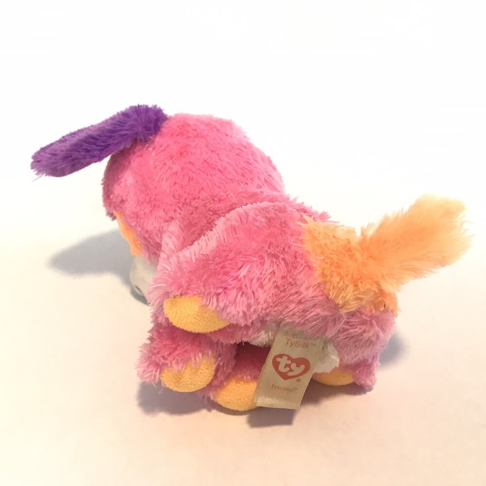 Ty Beanie Silk Beanie Boos Precious 2016 Dog Bean Bag Plush Animal 6" Tall - Picture 5 of 5